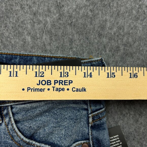 Kendall + Kylie The icon Cuffed Jean Shorts Women's Size 7 / 28 Distressed NWT - Picture 9 of 12